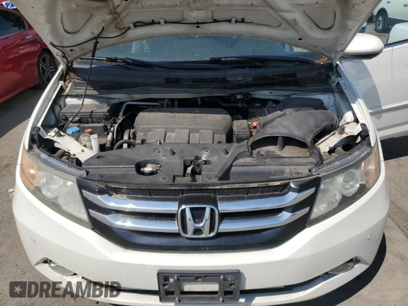 2014 Honda Odyssey Touring with VIN 5FNRL5H93EB041813, listed as a Copart auction lot 63920265 with 153,405 mi miles and Clean title. Bid and sale history available at DreamBid. Image 12.