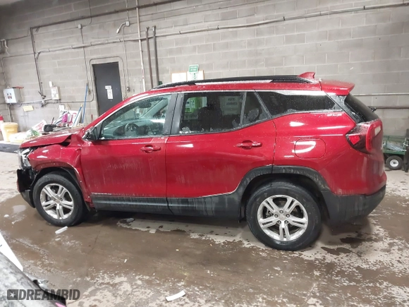 2022 GMC Terrain SLE with VIN 3GKALTEV2NL147016, listed as a IAAI auction lot 41515528 with 23,688 mi miles. Bid and sale history available at carsss.com. Image 14.