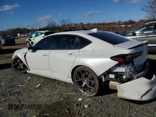 2023 Acura TLX Type S with VIN 19UUB7F98PA002790, listed as a Copart auction lot 43881115 with 53,905 mi miles and Salvage Title. Bid and sale history available at DreamBid. Image 2.