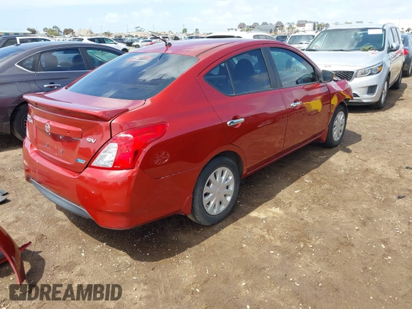 2016 Nissan Versa S Plus with VIN 3N1CN7AP3GL821046, listed as a IAAI auction lot 41916736 with 103,584 mi miles. Bid and sale history available at carsss.com. Image 4.