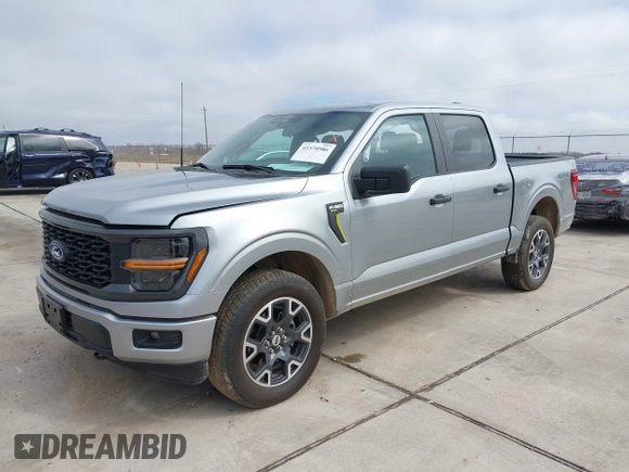 2024 Ford F-150 STX with VIN 1FTFW2L50RKE89481, listed as a IAAI auction lot 41570986 with 2,955 mi miles and . Bid and sale history available at carsss.com. Image 17.