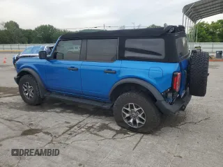 2021 Ford Bronco с VIN 1FMEE5BP2MLB05086, выставлен на аукционе Copart как лот 58068685 с пробегом 59 340 миль миль и Списание • Salvage title. История ставок и продаж доступна на DreamBid. Изображение 2.