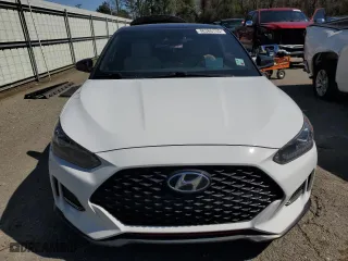 2019 Hyundai Veloster Turbo R-Spec with VIN KMHTH6ABXKU014312, listed as a Copart auction lot 48380155 with 67,515 mi miles and Salvage Title. Bid and sale history available at carsss.com. Image 5.
