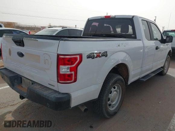 2020 Ford F-150 XL with VIN 1FTEX1EP9LKD96175, listed as a IAAI auction lot 41666800 with 113,702 mi miles. Bid and sale history available at carsss.com. Image 4.