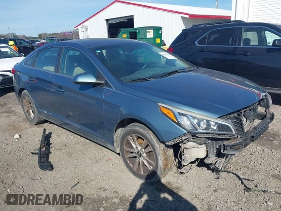 2017 Hyundai Sonata SE with VIN 5NPE24AF5HH506187, listed as a IAAI auction lot 41593078 with 154,549 mi miles. Bid and sale history available at carsss.com. Image 1.