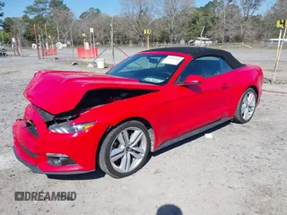 2015 Ford Mustang EcoBoost Premium z VIN 1FATP8UH1F5360984, wystawiony jako IAAI lot #41842901 z przebiegiem 87 773 mil mil oraz . Historia ofert i sprzedaży dostępna na DreamBid. Obrazek 2.