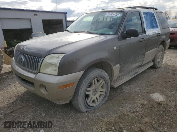 2004 Mercury Mountaineer Convenience z VIN 4M2ZU86K94ZJ48176, wystawiony jako Copart lot #32561132 z przebiegiem 230 182 mil mil oraz Nie do naprawy • Non repairable. Historia ofert i sprzedaży dostępna na DreamBid. Obrazek 1.