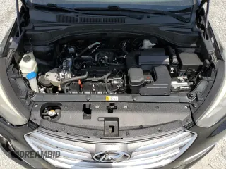 2018 Hyundai Santa Fe 2.4L with VIN 5XYZT3LB4JG546566, listed as a Copart auction lot 57268105 with 153,314 mi miles and Clean title. Bid and sale history available at DreamBid. Image 12.