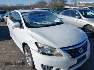 2015 Nissan Sentra SR with VIN 3N1AB7AP5FY311217, listed as a IAAI auction lot 41801308 with 124,266 mi miles and . Bid and sale history available at DreamBid. Image 6.