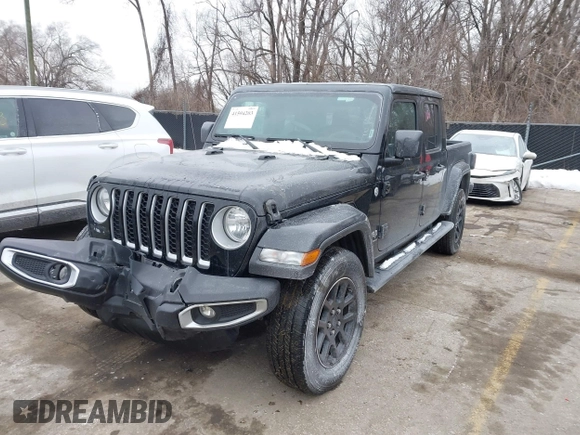 2023 Jeep Gladiator Overland with VIN 1C6HJTFG4PL564093, listed as a IAAI auction lot 41594203 with 37,740 mi miles and . Bid and sale history available at DreamBid. Image 2.