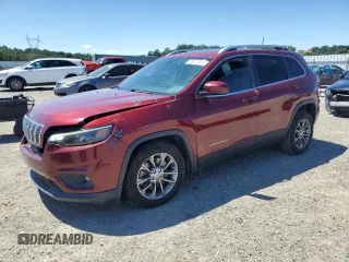 2020 Jeep Cherokee Latitude Plus with VIN 1C4PJLLB1LD605734, listed as a Copart auction lot 56411515 with 91,496 mi miles and Salvage title. Bid and sale history available at DreamBid. Image 1.