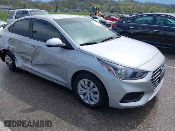 2022 Hyundai Accent SE with VIN 3KPC24A62NE167945, listed as a IAAI auction lot 41991124 with 26,376 mi miles and . Bid and sale history available at carsss.com. Image 1.
