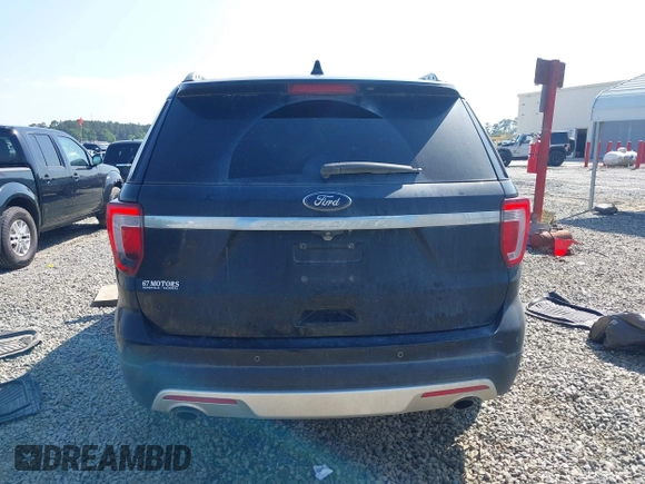 2017 Ford Explorer XLT z VIN 1FM5K7D89HGB71482, wystawiony jako IAAI lot #42009154 z przebiegiem 159 498 mil mil oraz . Historia ofert i sprzedaży dostępna na DreamBid. Obrazek 16.