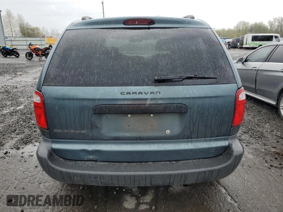 2007 Dodge Caravan SE with VIN 1D4GP25R97B205587, listed as a Copart auction lot 51006755 with 195,618 mi miles and Salvage Title. Bid and sale history available at carsss.com. Image 6.