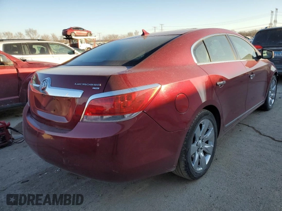 2010 Buick LaCrosse CXL with VIN 1G4GC5EG6AF136202, listed as a Copart auction lot 41884115 with 240,890 mi miles and Salvage Title. Bid and sale history available at carsss.com. Image 3.