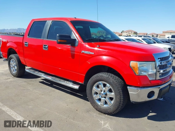 2013 Ford F-150 XL with VIN 1FTFW1EF0DKF60767, listed as a IAAI auction lot 41809576 with 120,946 mi miles. Bid and sale history available at carsss.com. Image 1.