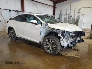 2020 Lexus RX 450h with VIN 2T2HGMDA0LC056485, listed as a Copart auction lot 57323285 with 41,762 mi miles and Salvage title. Bid and sale history available at DreamBid. Image 4.
