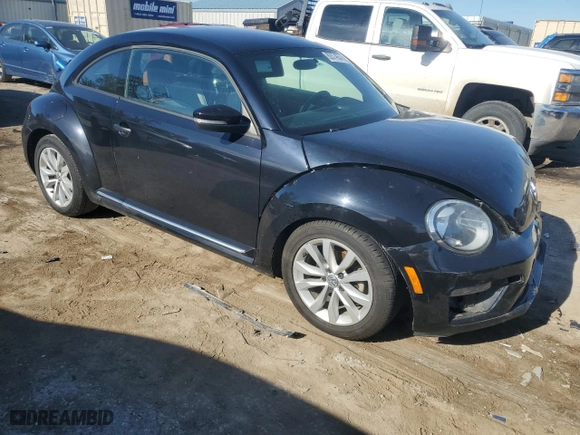 2017 Volkswagen Beetle 1.8T Fleet with VIN 3VWF17AT8HM625003, listed as a Copart auction lot 80574654 with 88,467 mi miles and Salvage Title. Bid and sale history available at carsss.com. Image 4.