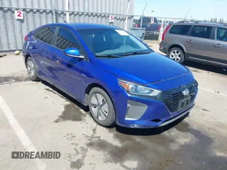 2019 Hyundai Ioniq Blue z VIN KMHC65LC8KU170791, wystawiony jako IAAI lot #42194076 z przebiegiem 123 456 mil mil oraz . Historia ofert i sprzedaży dostępna na DreamBid. Obrazek 1.