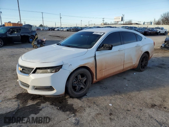 2015 Chevrolet Impala LS with VIN 2G11X5SL2F9263313, listed as a Copart auction lot 45961795 with 179,075 mi miles and Salvage Title. Bid and sale history available at DreamBid. Image 1.