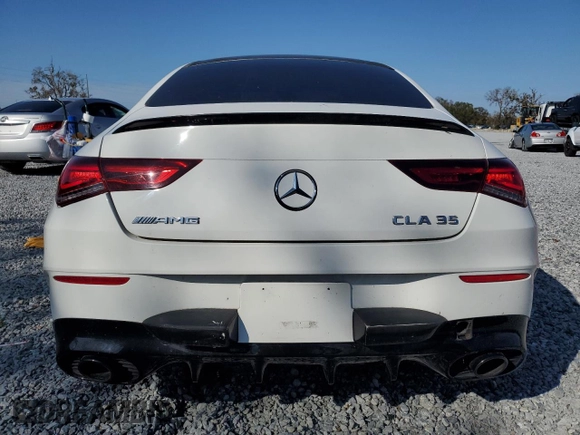 2022 Mercedes-Benz CLA 35 AMG with VIN W1K5J5BB4NN305791, listed as a Copart auction lot 88765115 with 38,844 mi miles and Salvage Title. Bid and sale history available at DreamBid. Image 6.