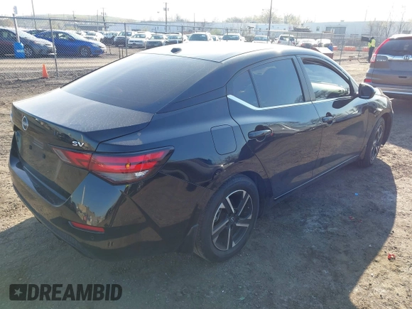 2024 Nissan Sentra SV with VIN 3N1AB8CV5RY231843, listed as a IAAI auction lot 42069460 with 11,619 mi miles and . Bid and sale history available at DreamBid. Image 4.