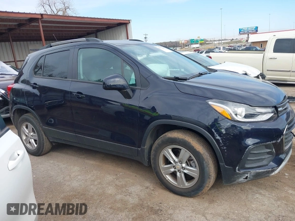 2022 Chevrolet Trax LT with VIN KL7CJPSM3NB558839, listed as a IAAI auction lot 41772691 with 13,082 mi miles. Bid and sale history available at carsss.com. Image 13.