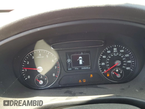 2016 Kia Sorento LX with VIN 5XYPGDA57GG132298, listed as a Copart auction lot 59371125 with 243,646 mi miles and Salvage title. Bid and sale history available at DreamBid. Image 9.