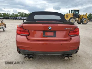 2018 BMW 2 Series M240i with VIN WBA2N1C51JVC28147, listed as a Copart auction lot 71616554 with 54,819 mi miles and Non Repairable. Bid and sale history available at carsss.com. Image 6.