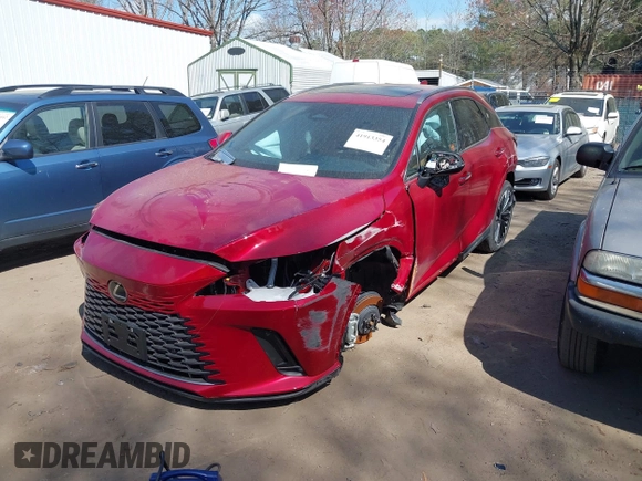 2024 Lexus RX 350 z VIN 2T2BAMCA9RC079250, wystawiony jako IAAI lot #41913354 z przebiegiem 174 mil mil oraz . Historia ofert i sprzedaży dostępna na DreamBid. Obrazek 2.