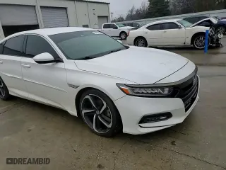 2018 Honda Accord Sedan Sport 1.5T with VIN 1HGCV1F33JA072040, listed as a Copart auction lot 44643885 with 140,466 mi miles and Salvage Title. Bid and sale history available at carsss.com. Image 10.