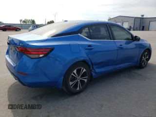 2020 Nissan Sentra SV with VIN 3N1AB8CV7LY275110, listed as a Copart auction lot 52499605 with 67,822 mi miles and Salvage Title. Bid and sale history available at DreamBid. Image 3.