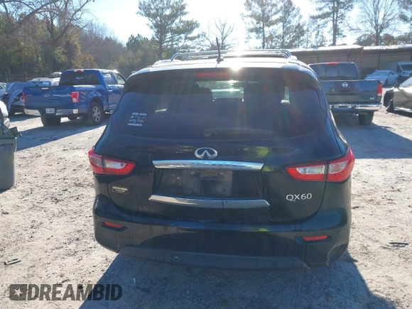 2015 Infiniti QX60 with VIN 5N1AL0MN2FC509527, listed as a IAAI auction lot 41167418 with 169,304 mi miles and . Bid and sale history available at DreamBid. Image 16.