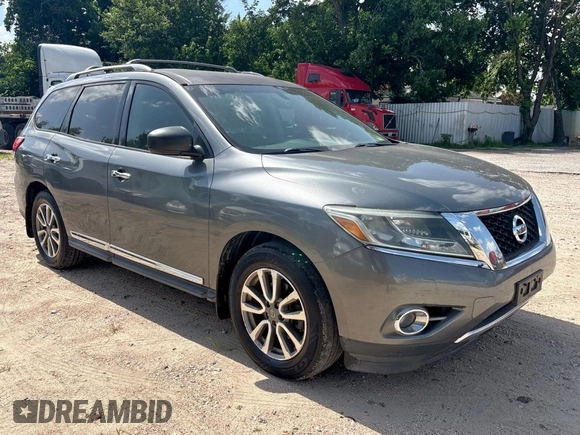 2016 Nissan Pathfinder Platinum with VIN 5N1AR2MN1GC614507, listed as a Copart auction lot 62187325 with 181,290 mi miles and Clean title. Bid and sale history available at DreamBid. Image 1.
