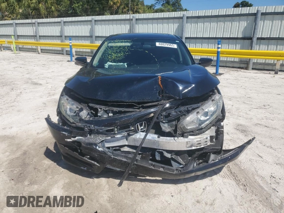 2016 Honda Civic Sedan EX with VIN 19XFC2F75GE057765, listed as a Copart auction lot 48829965 with 166,049 mi miles and Salvage Title. Bid and sale history available at carsss.com. Image 5.