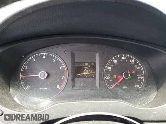 2011 Volkswagen Jetta SE with VIN 3VWDX7AJ3BM021189, listed as a Copart auction lot 61505625 with 132,672 mi miles and Salvage title. Bid and sale history available at DreamBid. Image 9.