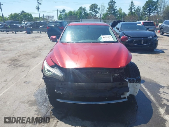 2015 Infiniti Q50 Premium with VIN JN1BV7AR2FM411095, listed as a IAAI auction lot 41932965 with 101,969 mi miles. Bid and sale history available at carsss.com. Image 13.