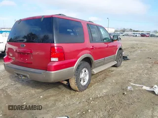 2003 Ford Expedition Eddie Bauer with VIN 1FMFU17L63LC52810, listed as a IAAI auction lot 41127759 with 1 mi miles. Bid and sale history available at carsss.com. Image 4.