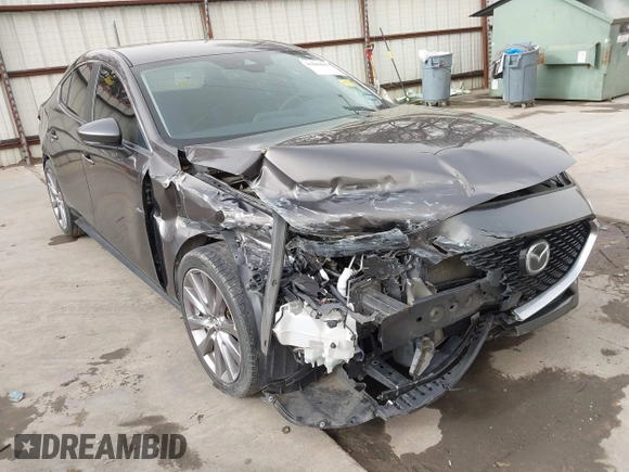 2019 Mazda 3 Select with VIN 3MZBPAAL0KM105508, listed as a IAAI auction lot 41684697 with 88,751 mi miles and . Bid and sale history available at DreamBid. Image 1.