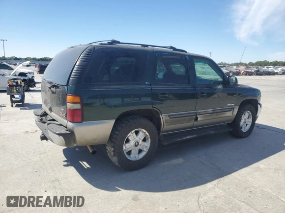 2002 GMC Yukon SLT with VIN 1GKEC13Z72J252553, listed as a Copart auction lot 75914064 with 0 mi miles and Salvage Title. Bid and sale history available at carsss.com. Image 3.