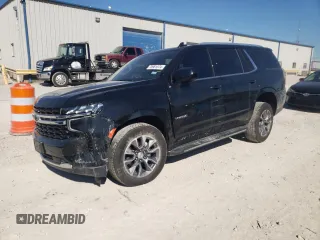 2023 Chevrolet Tahoe LS with VIN 1GNSCMKD5PR282527, listed as a Copart auction lot 70961074 with 14,132 mi miles and Salvage title. Bid and sale history available at DreamBid. Image 1.
