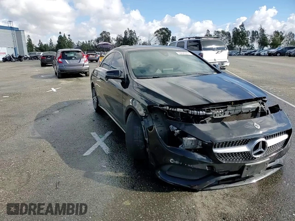 2018 Mercedes-Benz CLA 250 with VIN WDDSJ4EB5JN534788, listed as a Copart auction lot 39629904 with 59,577 mi miles and . Bid and sale history available at DreamBid. Image 10.