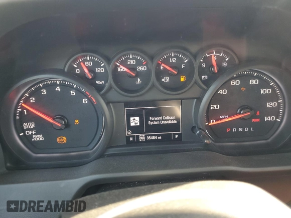 2022 Chevrolet Silverado 1500 Custom with VIN 1GCPDBEK6NZ640645, listed as a Copart auction lot 52399385 with 35,464 mi miles and Salvage Title. Bid and sale history available at carsss.com. Image 9.