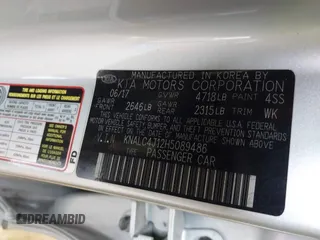 2017 Kia Cadenza Premium z VIN KNALC4J12H5089486, wystawiony jako IAAI lot #41437774 z przebiegiem 91 024 mil mil oraz . Historia ofert i sprzedaży dostępna na DreamBid. Obrazek 9.