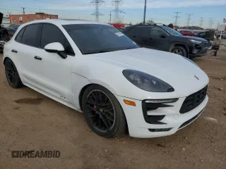 2018 Porsche Macan GTS with VIN WP1AG2A53JLB62001, listed as a Copart auction lot 43154635 with Not provided miles and Salvage title. Bid and sale history available at DreamBid. Image 4.