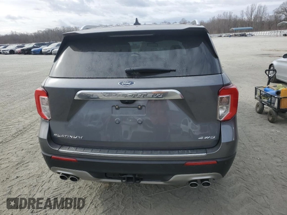 2021 Ford Explorer Platinum with VIN 1FM5K8HC1MGB57882, listed as a Copart auction lot 47325365 with 61,344 mi miles and Salvage Title. Bid and sale history available at carsss.com. Image 6.