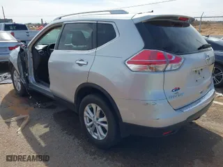 2015 Nissan Rogue SV with VIN KNMAT2MT6FP584237, listed as a IAAI auction lot 41793675 with 134,434 mi miles. Bid and sale history available at carsss.com. Image 3.