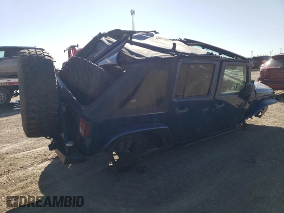 2010 Jeep Wrangler Unlimited Rubicon with VIN 1J4BA6H11AL154703, listed as a Copart auction lot 48301865 with 110,762 mi miles and Non repairable. Bid and sale history available at DreamBid. Image 3.