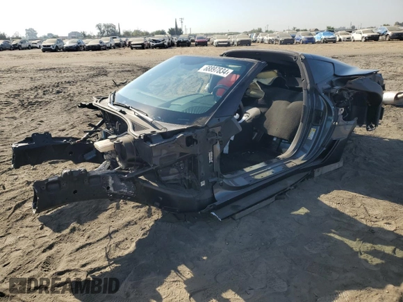2017 Chevrolet Corvette Z06 1LZ with VIN 1G1YN2D64H5606942, listed as a Copart auction lot 68897834 with 0 mi miles and Salvage Title. Bid and sale history available at carsss.com. Image 1.