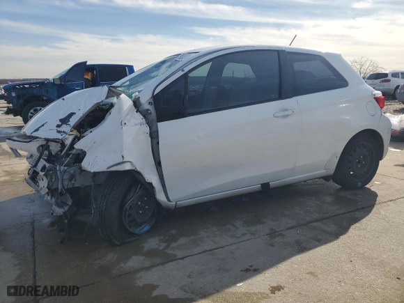 2012 Toyota Yaris L with VIN JTDJTUD38CD508320, listed as a Copart auction lot 88533985 with 0 mi miles and Salvage Title. Bid and sale history available at carsss.com. Image 1.